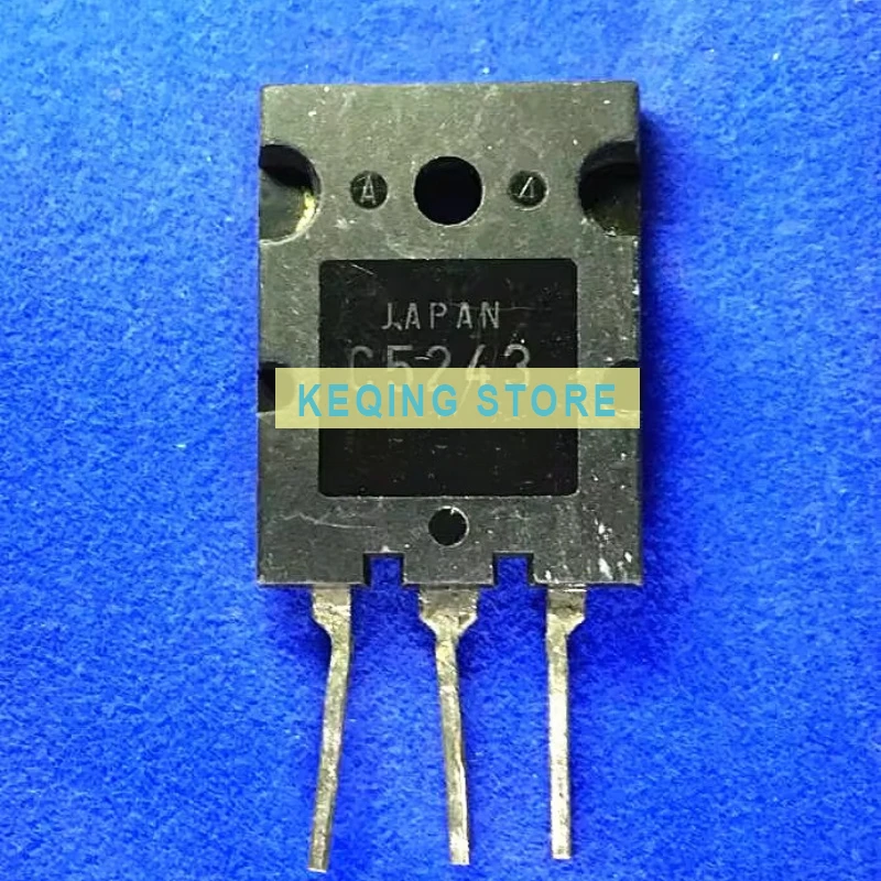 10PCS Used+Not NEW+Send after Measure Imported original disassembly, good triode 2SC5243 testing suite, quality assurance TO-3PL