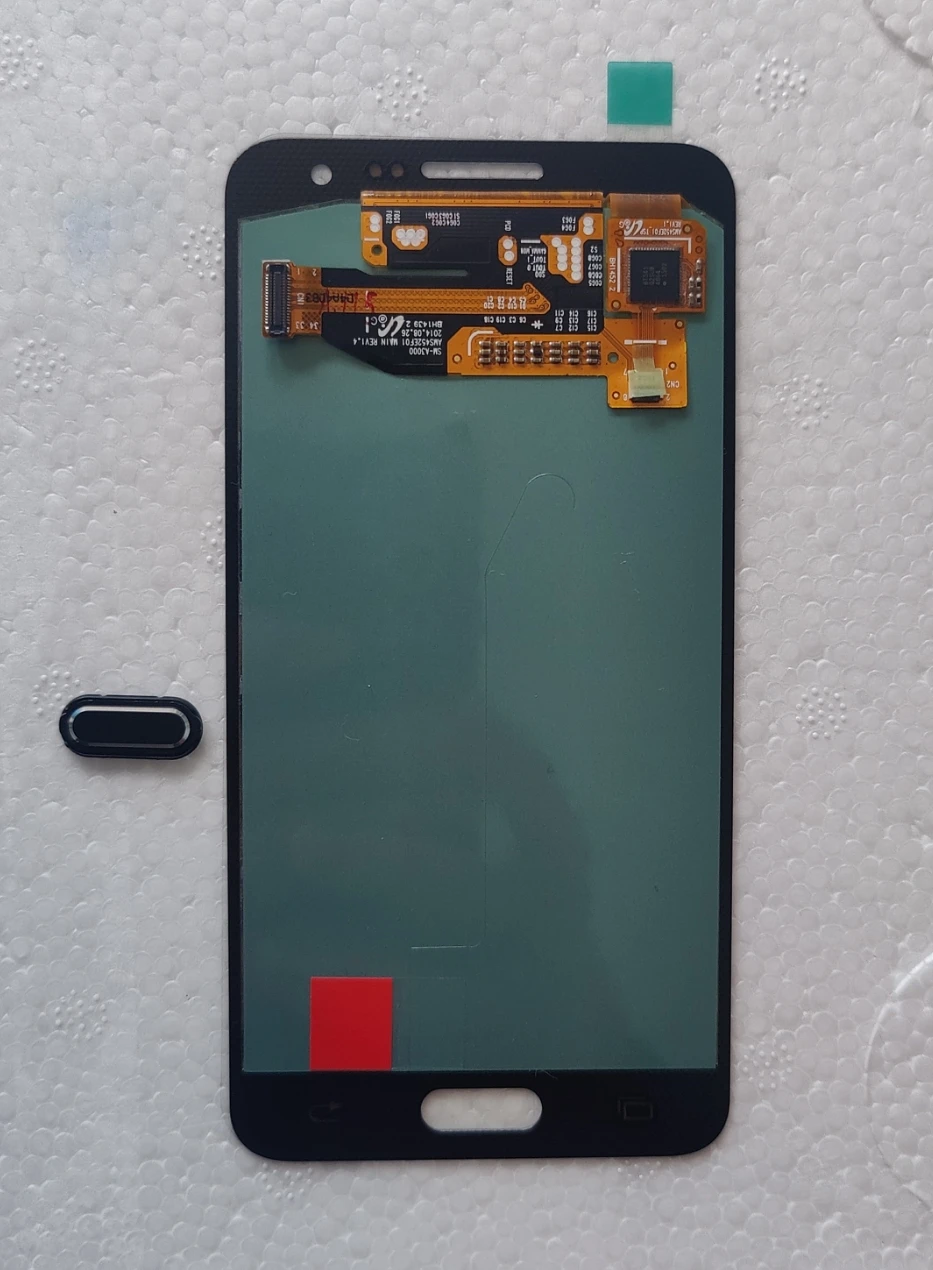 Imagem -02 - Amoled para Samsung para Galaxy a3 A300 A3000 A300fu Sm-a300f Lcd Display Touch Screen Digitador Assembly Pode Ajustar o Brilho