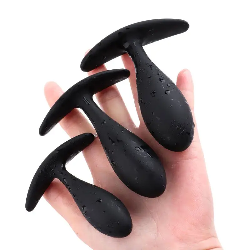 Anal Silicone Plug for Woman Female Soft Dilator Annal Butt Toys Sports Analplug Buttplug Kit Tool Beginners Sex Tooys XXL Man