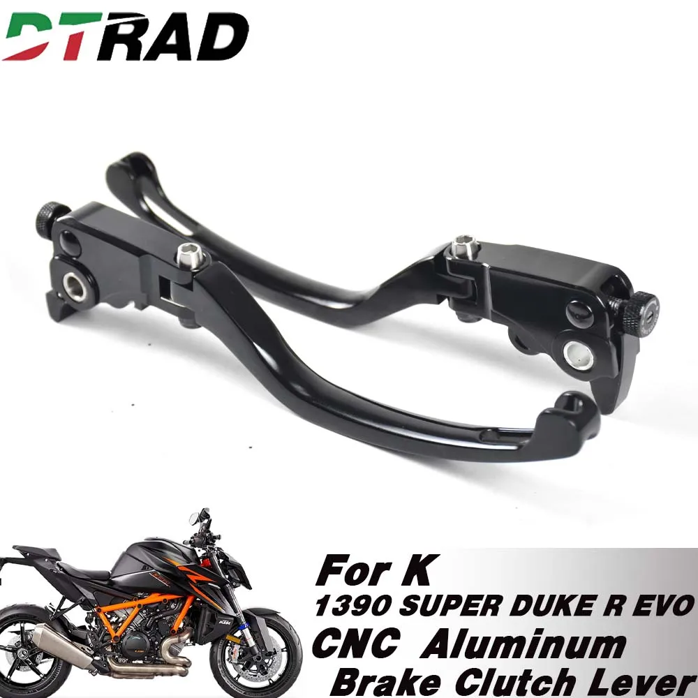 

Для 1390 SUPER DUKE R EVO 2024-2025 тормозная муфта с ЧПУ, регулируемый рычаг, складные ручки RCS, модифицированные аксессуары для мотоциклов