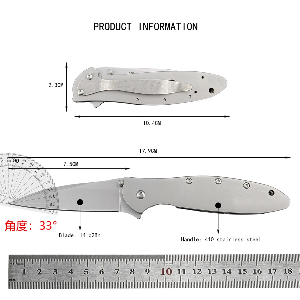 Pocket KS 9000T Matt Diskin Livewire Folding Knife 3.3\