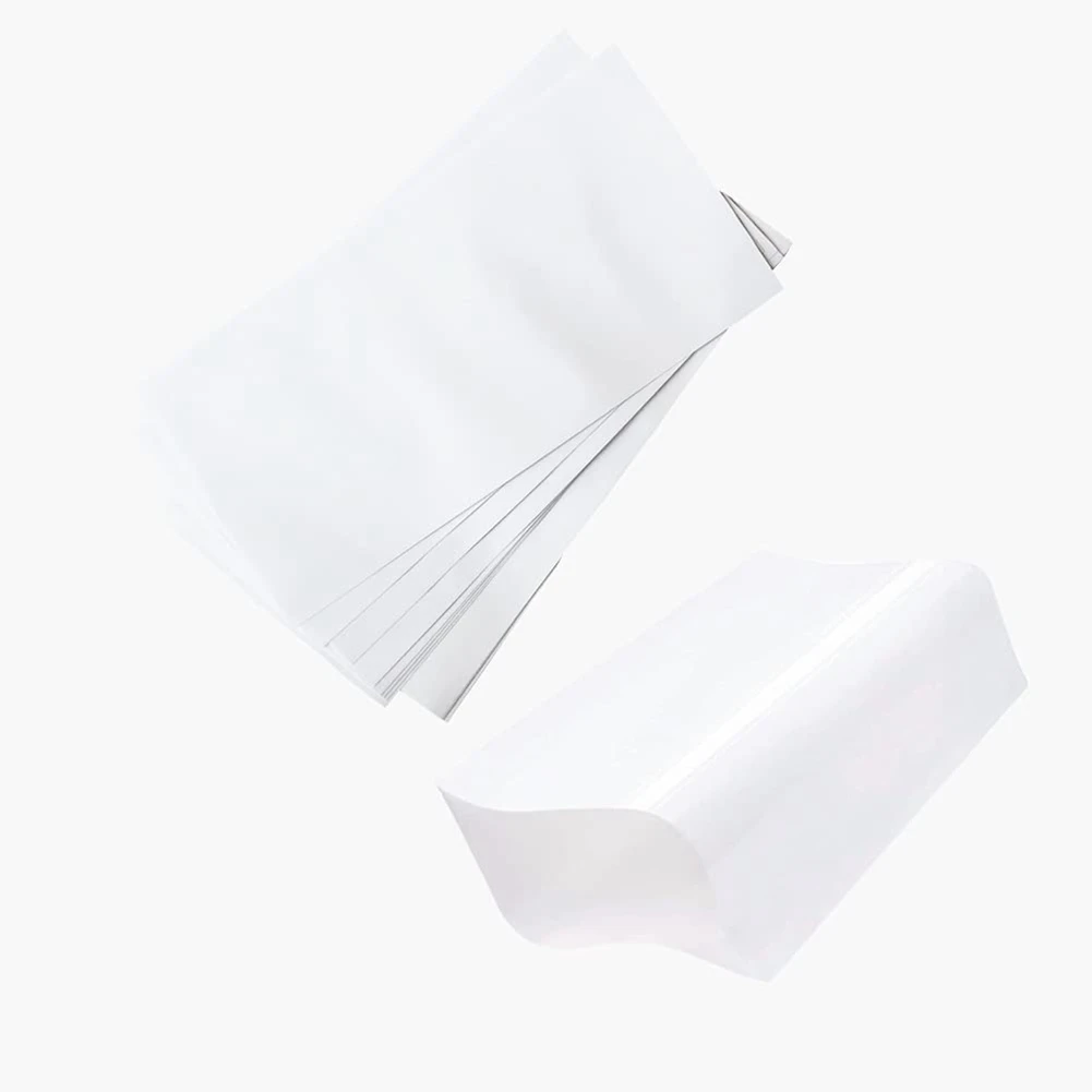 100 Pieces Sublimation Shrink Wrap Sleeves 5X10 Inch White Bag for 567G Tight Tumblers, Heat Transfer Shrink Film