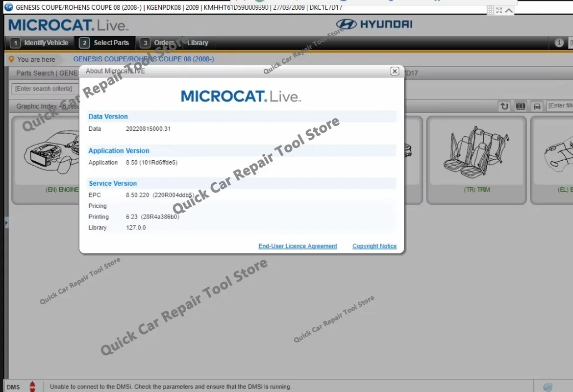 2026 hot selling newest  2025.01 for Hyundai Microcat V6 EPC Hyundai Spare Parts Catalogue