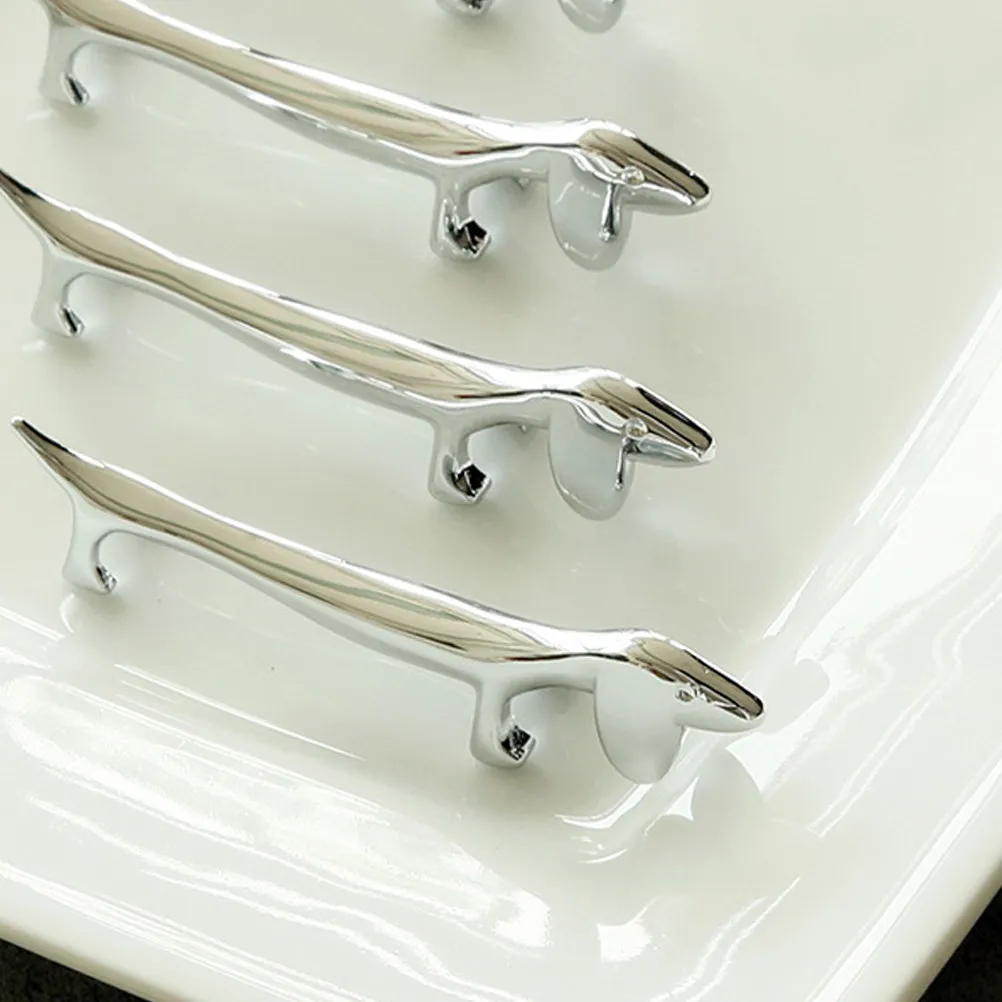 2Pcs Dog Shape Chopstick Holder Zinc Alloy Elegant Chopsticks Rest Spoon Fork Stand for Home Kitchen Dining Table view 5