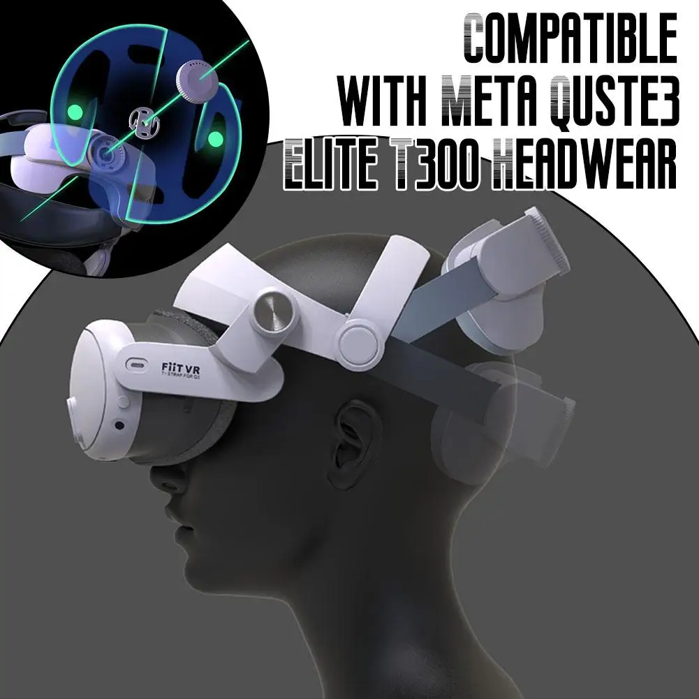 For Meta Quste3 Elite Headband T300 Decompression Portable Folding Oculus VR All-in-one Accessories FOR Meta Quste3 Headban R5Y7