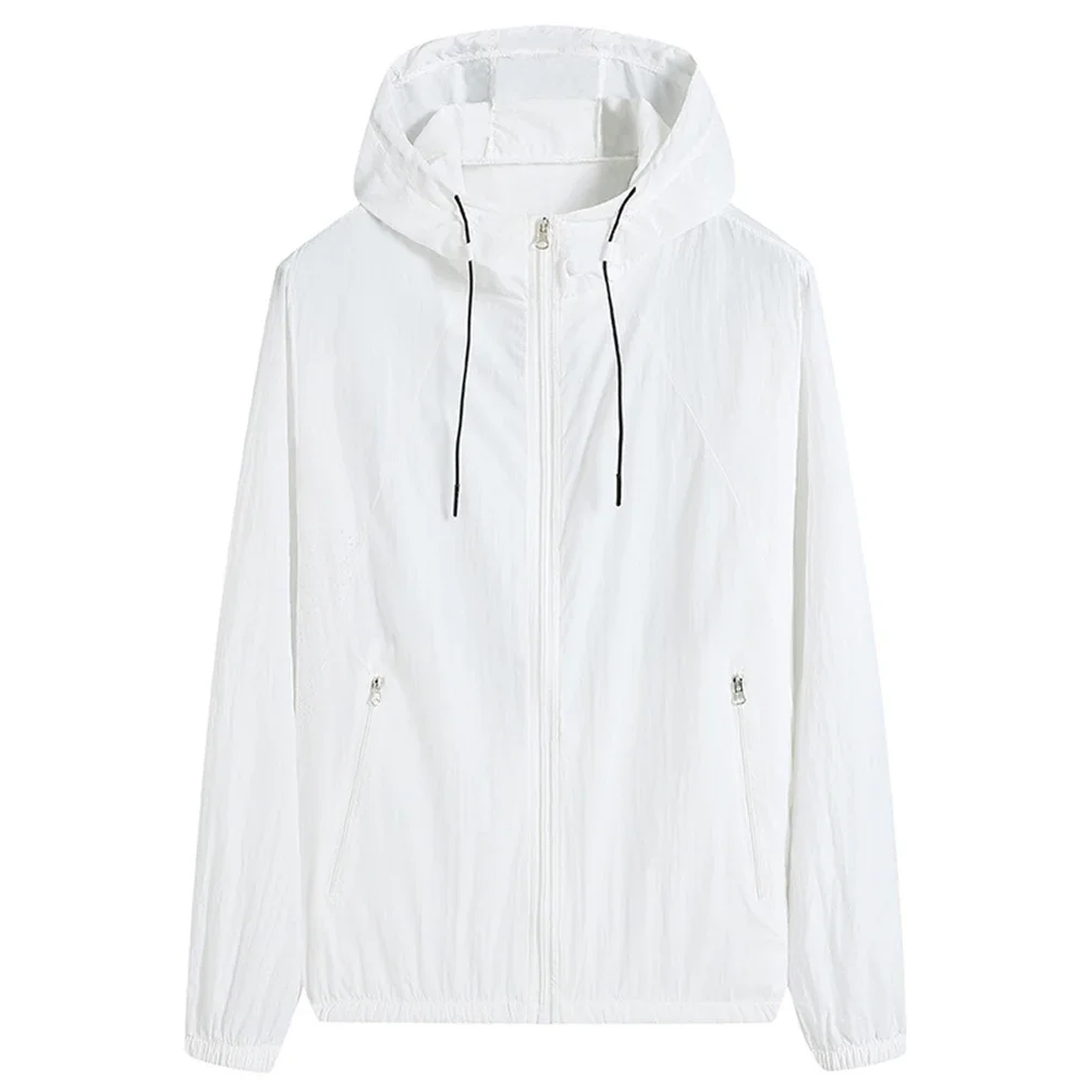 

Men Solid Color LongSleeve Thin Casual Jacket Anti-sunshine Protection Outerwear