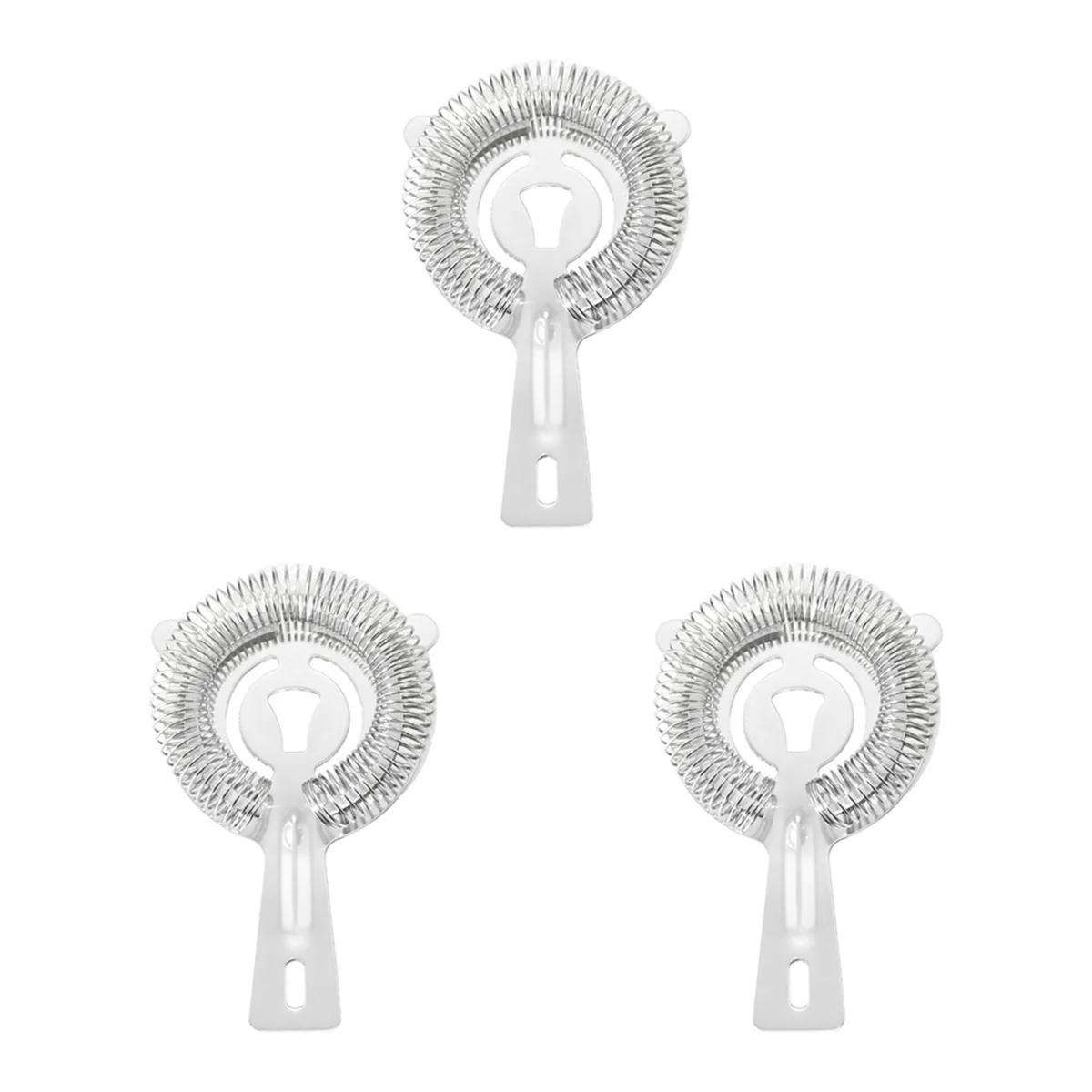 EULM 3pcs Cocktail Strainer Set, Fine Mesh Filter for Coffee, Tea, Juice & Cocktails,Wine Filter Colander Bar Appliance