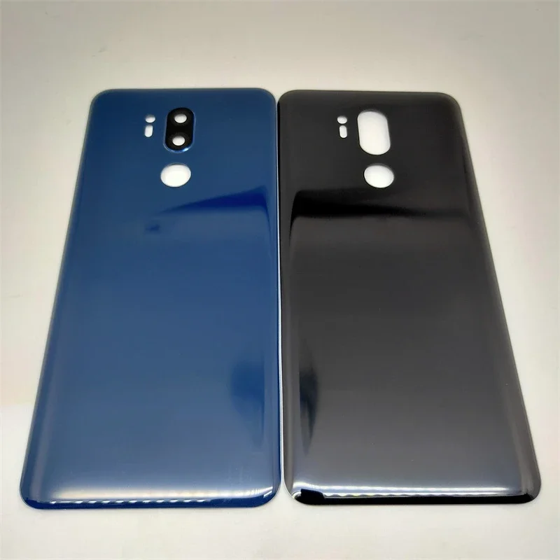 

Back Glass backshell Cover Rear Door Panel Housing Case for LG G7 ThinQ G710EM With Camera Lens Replacement