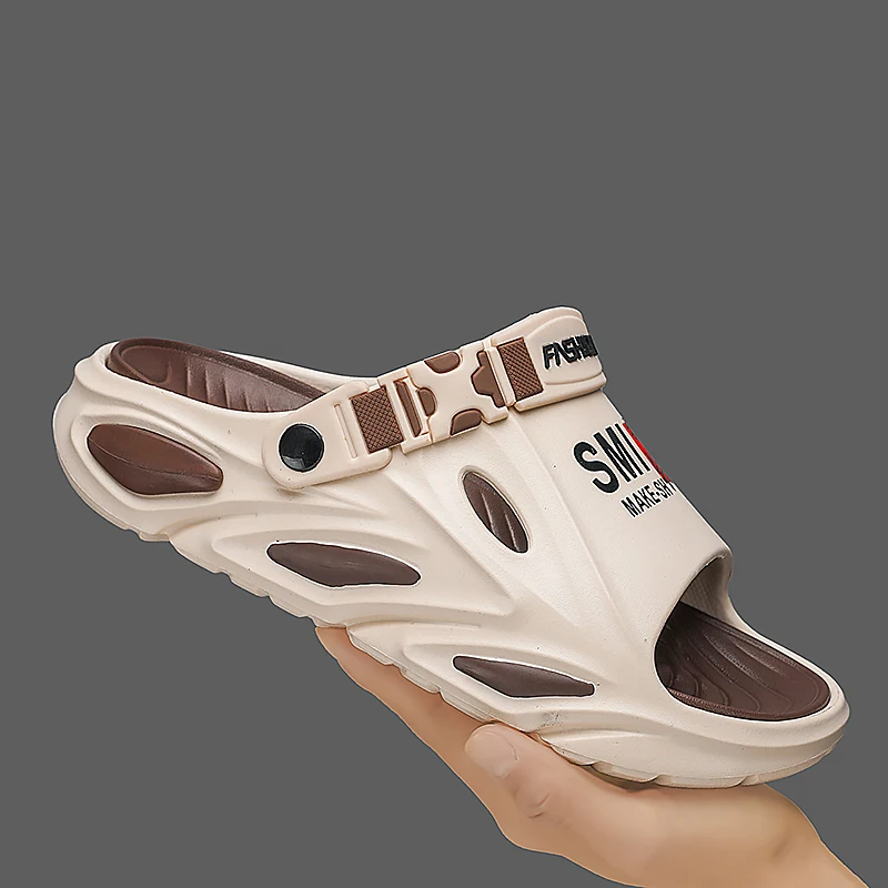 

2025 Summer Classics Casual Shoes Trend Spotting Men's Sandals Fashion Non-Slip Male Sneakers Wear-Resistant Rubber Beach Sandal