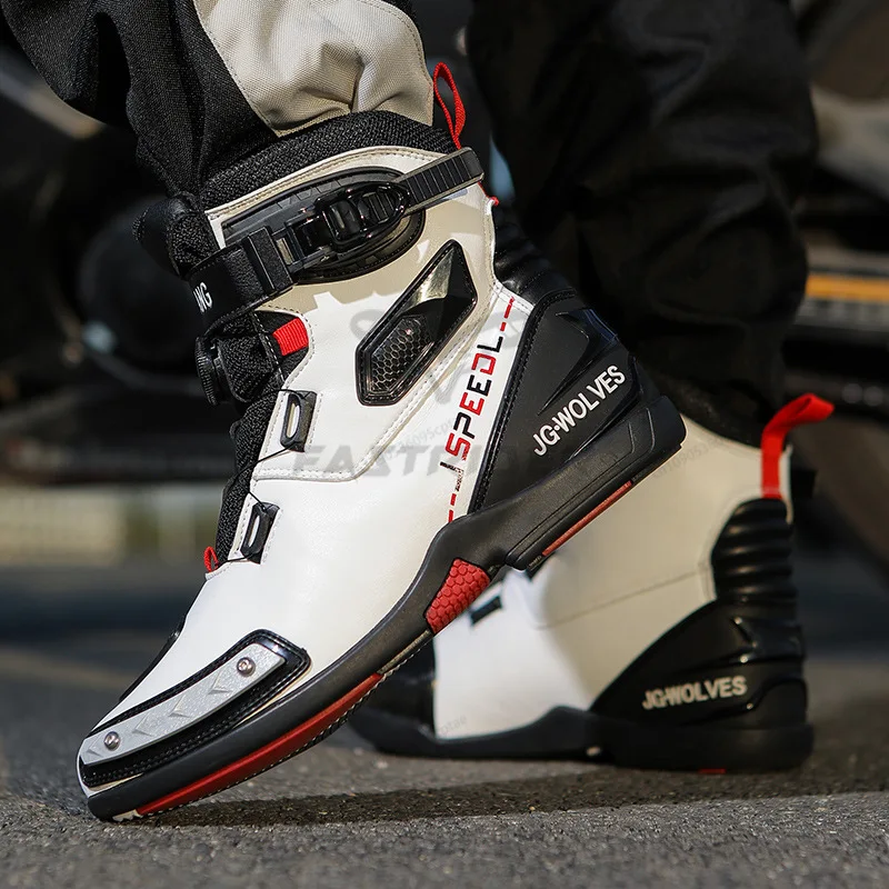 

Водонепроницаемые и износостойкие мотоциклетные ботинки Four Seasons, мотоциклетные дорожные ботинки для бездорожья, раллийные ботинки для верховой езды