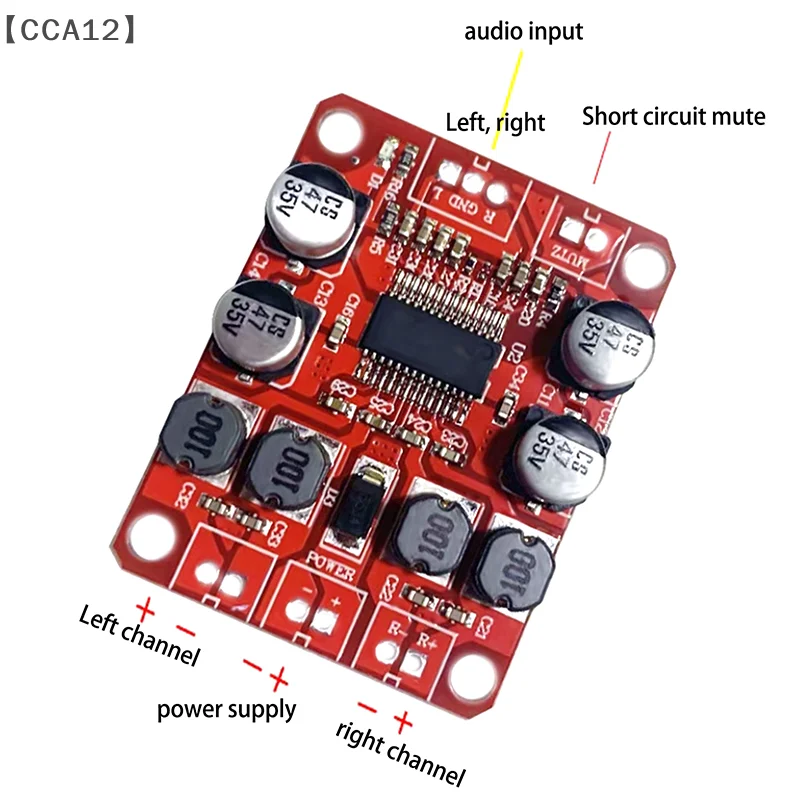 〔CCA12〕DC 12V TPA3110 TPA3110D2 Digital Power Amplifier Module 2x15W Dual Channel Stereo Speaker Amplifier Electronics Design