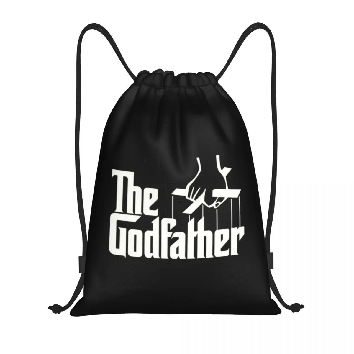 Custom The Godfather Logo Drawstring Backpack Bags Men Women Lightweight Gangster Film Gym Sports Sackpack Sacks for Yoga