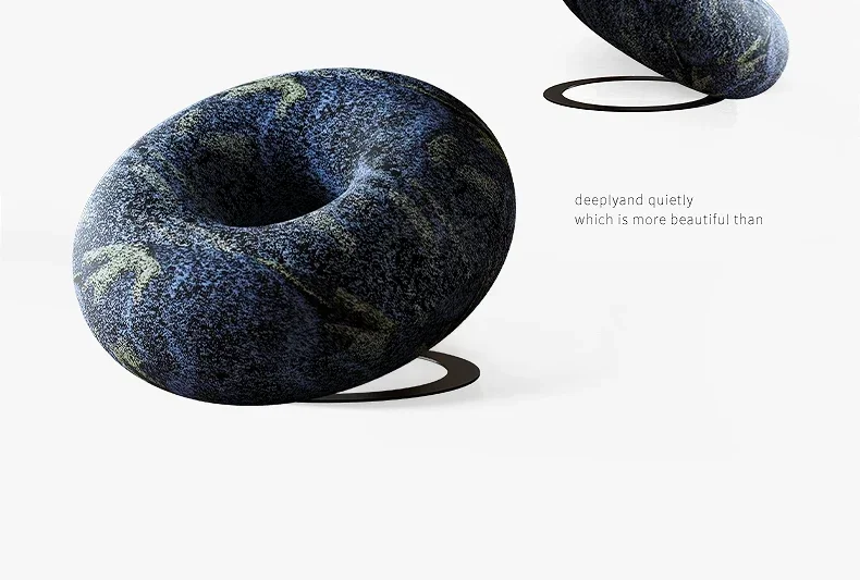

Round Cute Donut Lounge Chair Sofa Chair