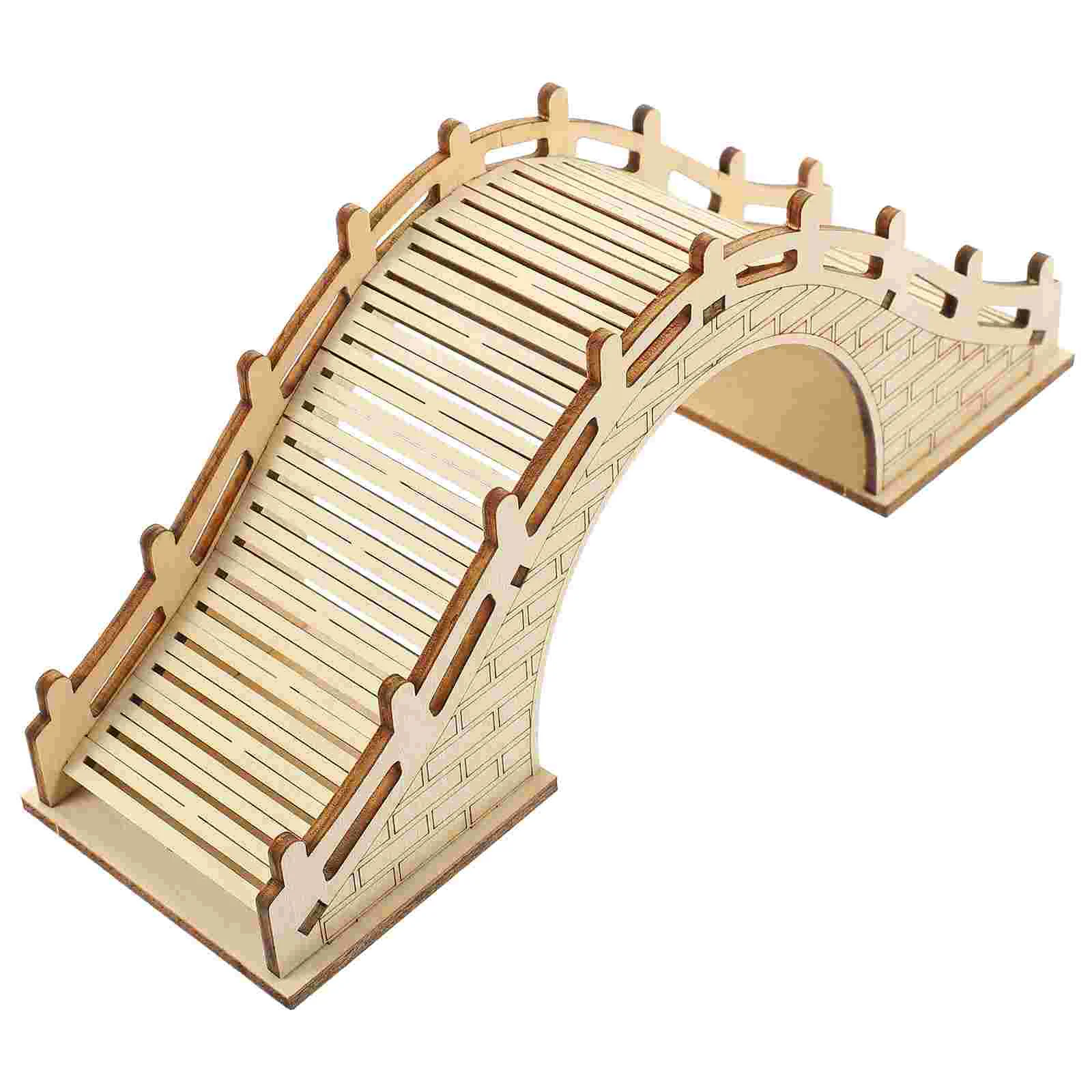 

DIY Arch Bridge Toy Childrens Toys Novel Science Handmade Wooden Model Kids Pupils Desktop