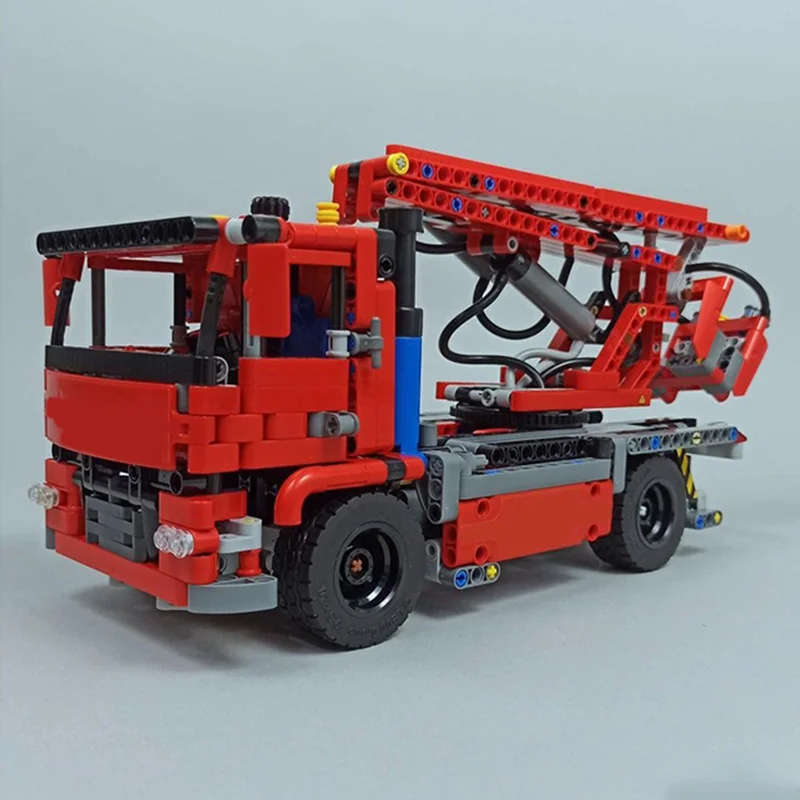 817pcs MOC Cherry Picker Technical Model Building Blocks Construction Assemble Christmas Gifts Creative Toys Idea Brick Kids