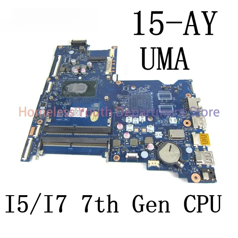 CDL50 LA-D707P For HP Pavilion 15-AY Laptop Motherboard with I5/I7 7th Gen CPU Mainboard UMA