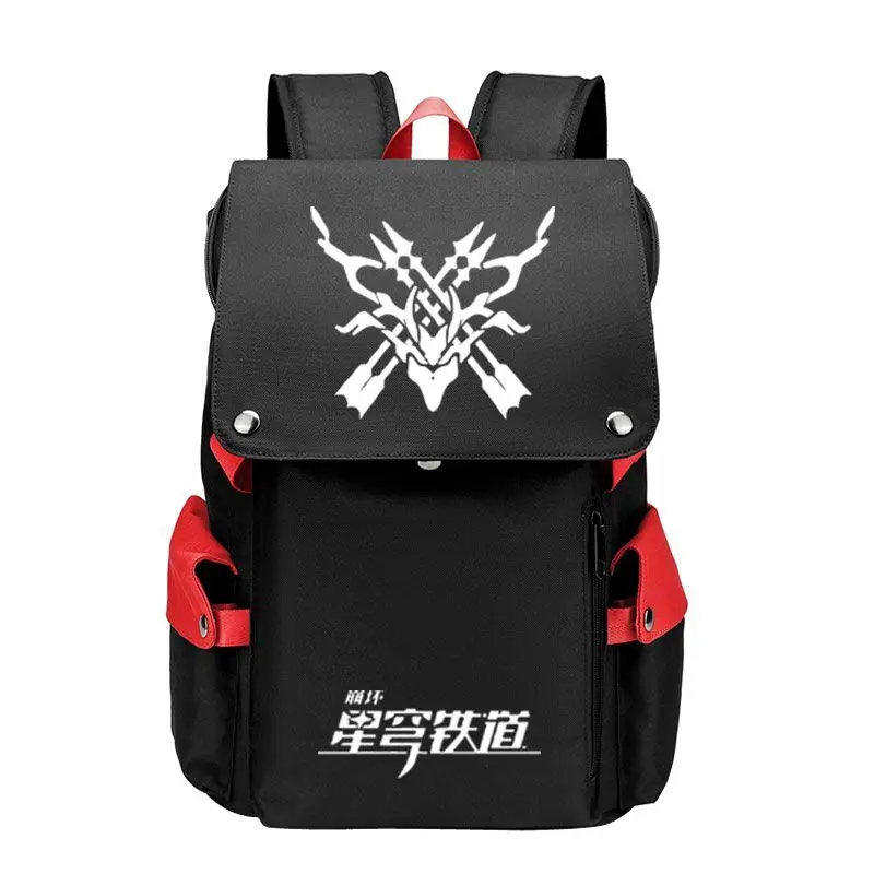 Anime Honkai Impact 3 Book For Middle And High School Students Star Rail Advance March 7 Double Shoulder Bag Trendy Large Anime