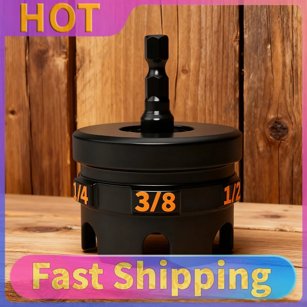 Nuts Spinning Drill Attachment Hex-Shank Nuts Driver Extractor for 1/4in 3/8in 1/2in Rods