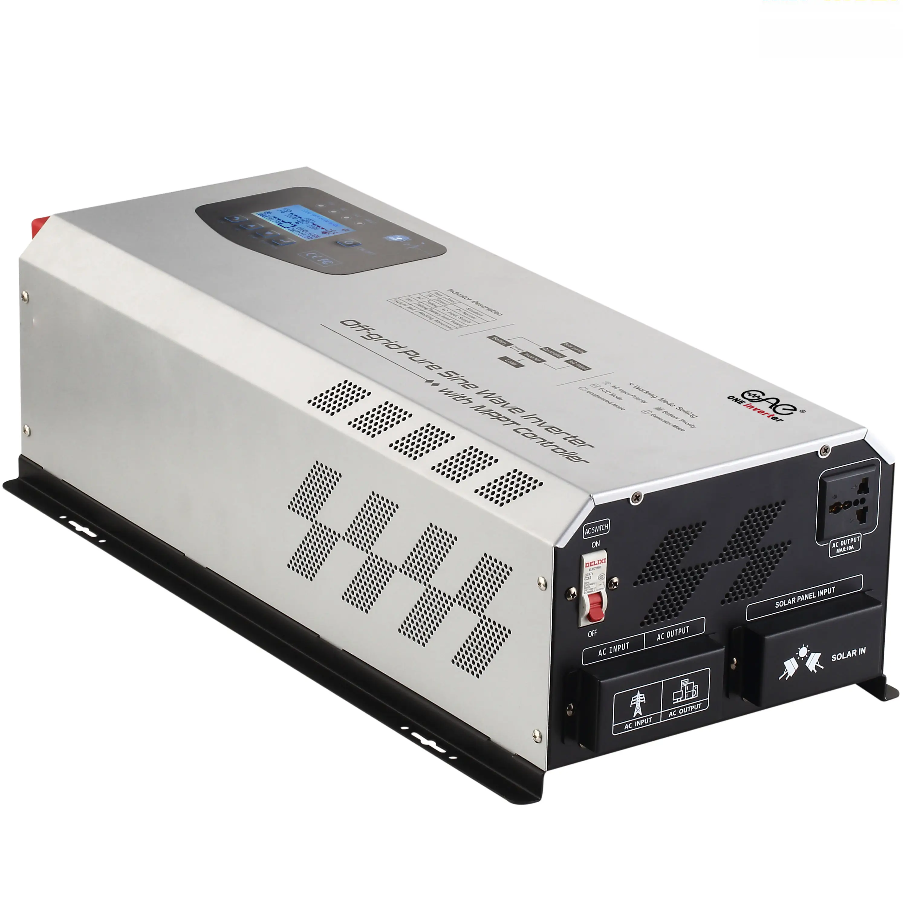 pure sine wave inverter 3000w 5000w 6000w 24v 48v 220v dc to ac converter