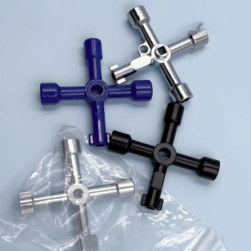 Chiave a croce multifunzione Mini portatile a tre chiavi a triangolo interne esagonali chiave per idraulico strumenti di manutenzione di qualità