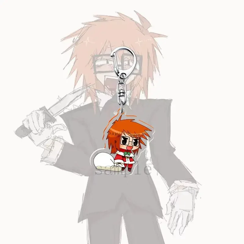 Ranfren Anime brelok do kluczy z motywem kreskówkowym akrylowy breloczek nyennyon smycz do telefonu tornister wisiorek akcesoria prezent