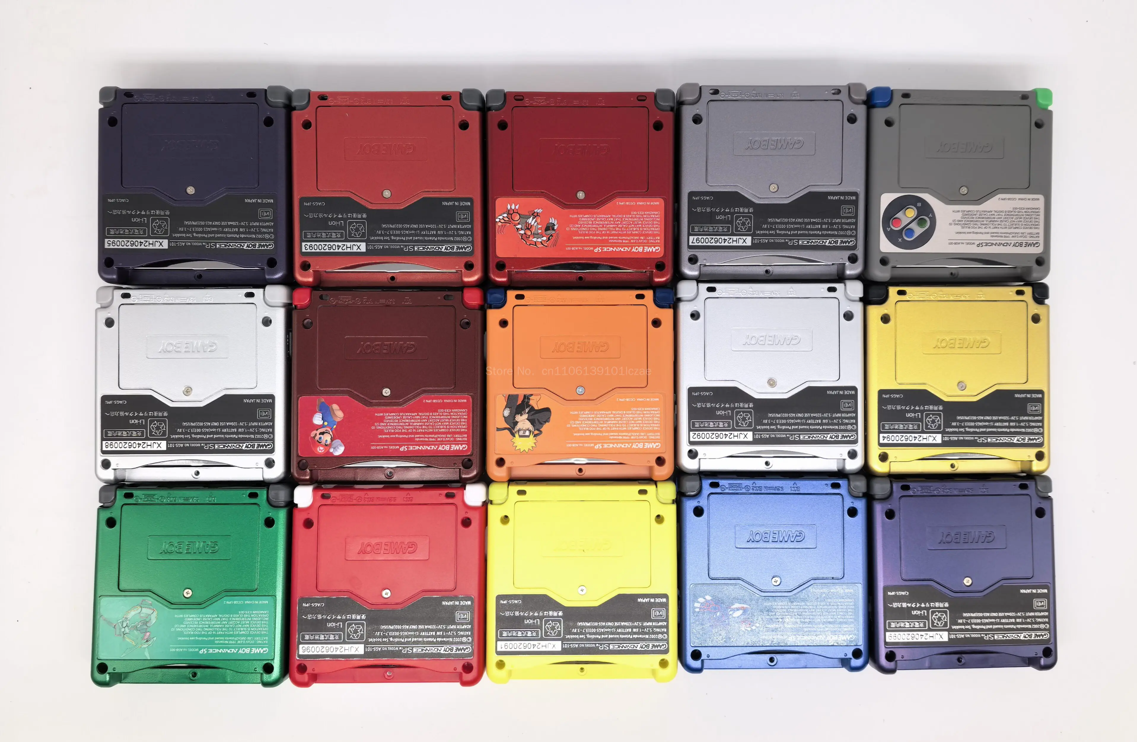 For GBA Game Boy Advance Sp Replacement Shell Super Mario Limited Edition Custom Printed Housing For Retro Game Console Repair - view 2