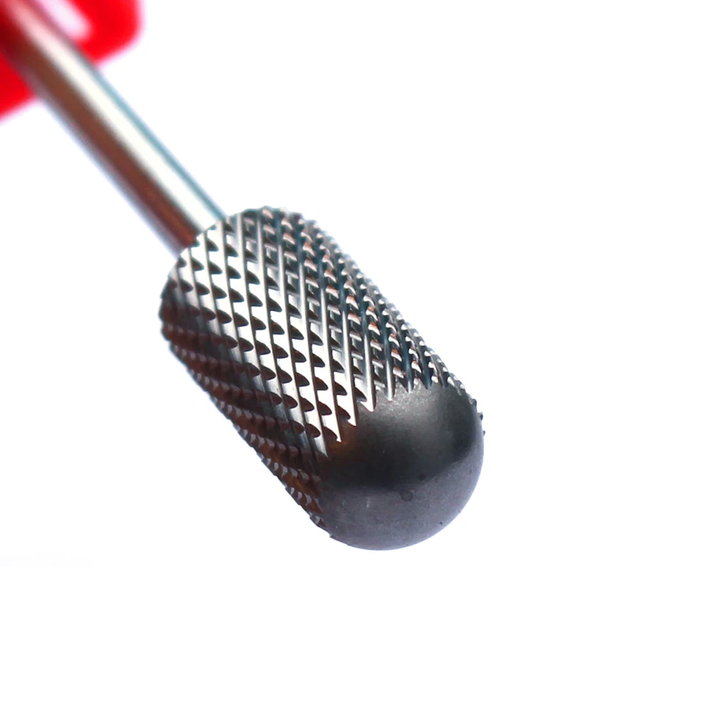 Cilindrische Vorm Carbide Wolfraam Nagelboor Elektrische Manicure Frees Burr Apparaat Nagelvijlen Bits Pedicure Gereedschap