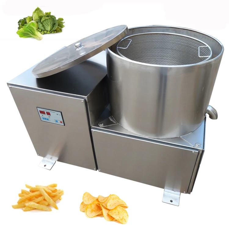 Banana Chips Deoiling Machine Fried Chicken Dewater Machine Potato Chips Deoil Machine