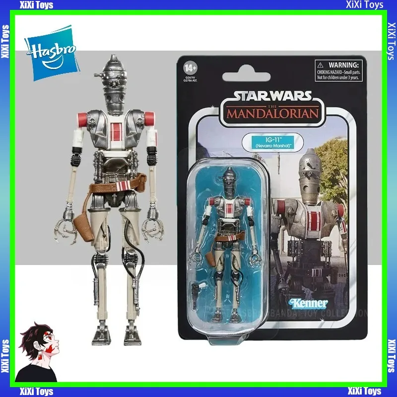 En stock, Hasbro Star Wars The Vintage Collection IG-11 (Nevarro Marshal), colección de figuras de acción de 9,5 cm, modelo original, regalos