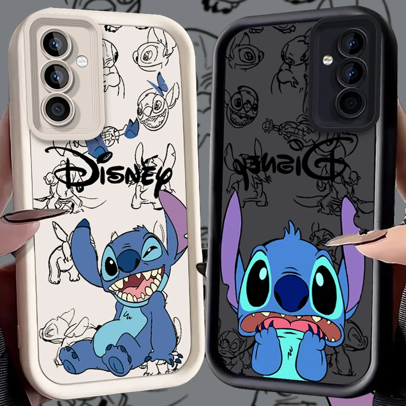 Disney Stitch Angel Case for Samsung Galaxy A31 A30 A24 A23 A22 A21S A20S A20 A14 A13 5G A12 4G A11 EU A10S A05 A05S Soft Cover