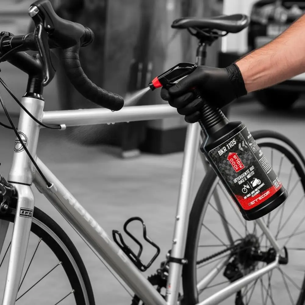 Nettoyant pour vélos biodégradable 1000 Miglia BKR1105, flacon pulvérisateur 1L