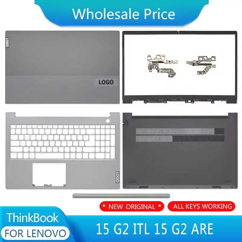 New For Thinkbook 15 G2 ITL 15 G2 ARE  Laptop LCD Back Cover Front Bezel Upper Palmrest Bottom Case Hinges Hinge Cover