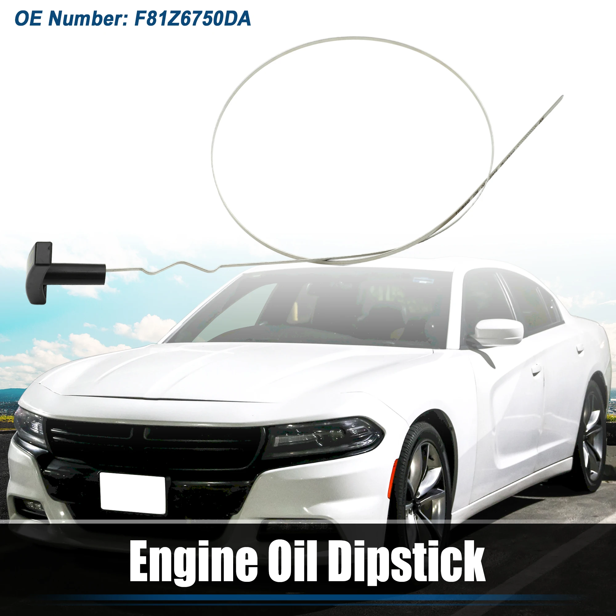 

UXCELL 1 шт. щуп уровня моторной жидкости для Ford E-350 Club Wagon No F81Z6750DA