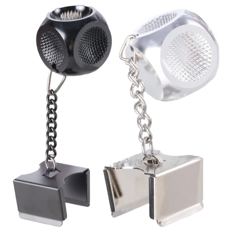 

2 в 1 держатель для бильярдного мела, кубики в форме, бильярдный кий, наконечник, шип