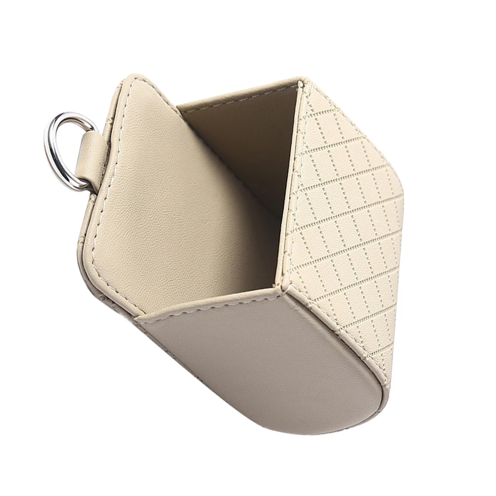 

Vent Bag PU Coin Holder Phone Glove Box ganizer Durable Multifunctional Easy Installation Convenient Access Air Vent