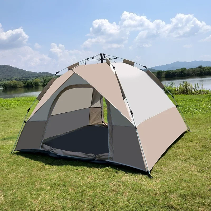 Popular Product Tent Outdoor Multi-person Double Door Fully Automatic Folding