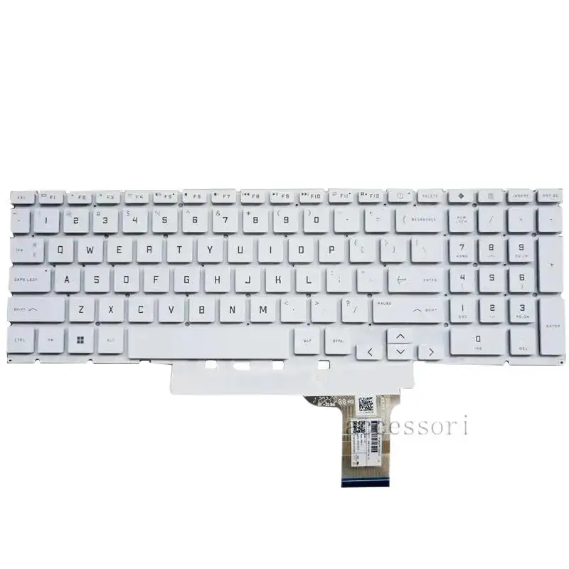 & teclado RU/EUA para HP Victus 16-e0078ur 16-e ‎       16-e0010nr ‎       16-e0043nr 16-e0075ax TPN-Q263 16-E 16-D 16-D0030 16T-D00