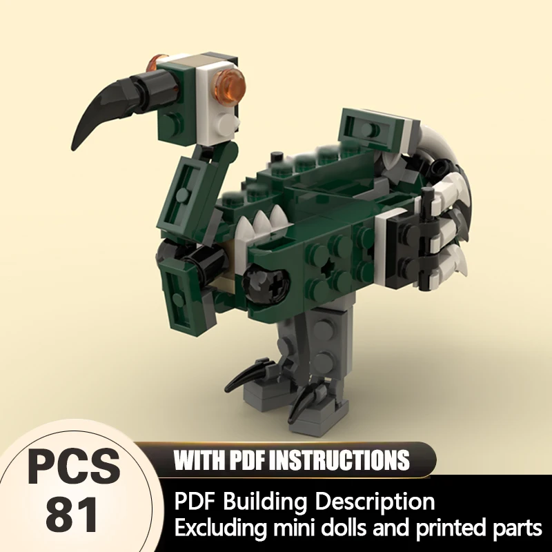 

Creators Animal Series Model MOC Building Bricks No-Green-Bird Modular Technology Gifts Holiday Assemble Children Toys Suit