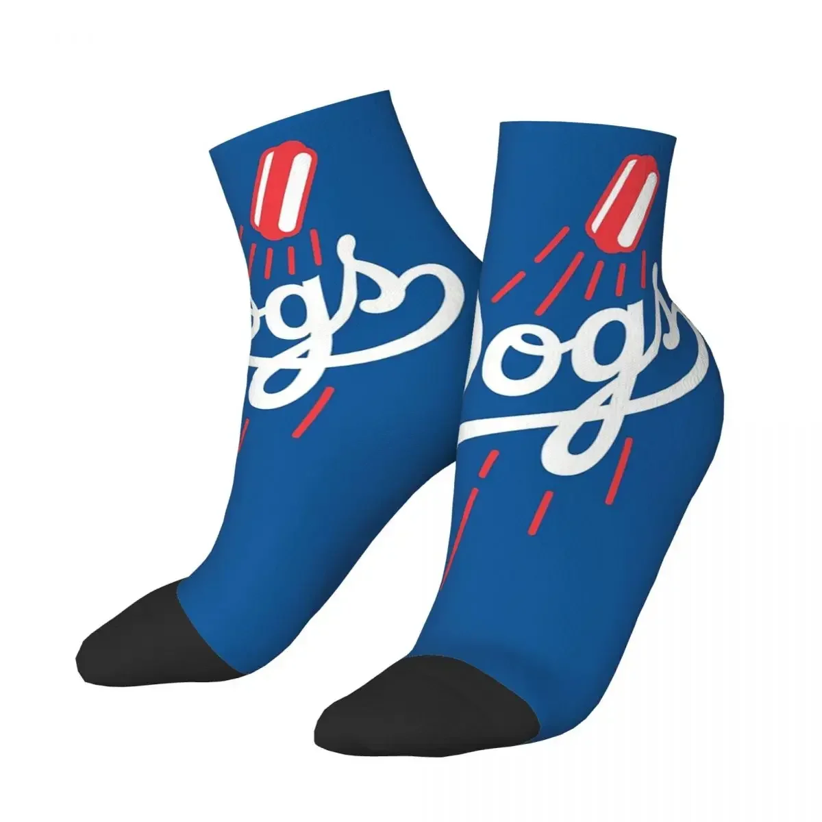 

Dodger Dogs - Blue Socks Harajuku High Quality Stockings All Season Socks Accessories for Man's Woman's Gifts