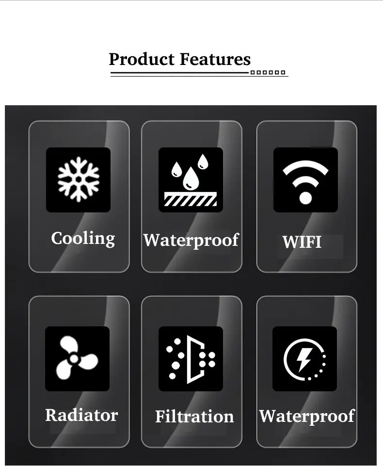 Hocheffizienter 60L Aquarium Display Wasserkühler für Aquarium Wasserkühlung Heizung Kühler Maschine