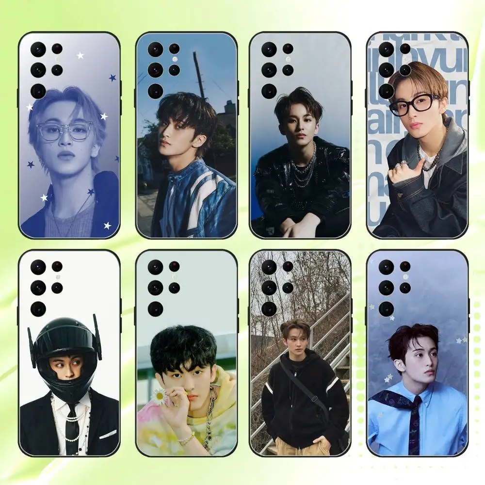 

Mark Lee NCT Phone Case For Samsung S 25,24,23,22,30,21,10,9,Ultra,Plus,Lite,FE,4,5G Black Soft Case