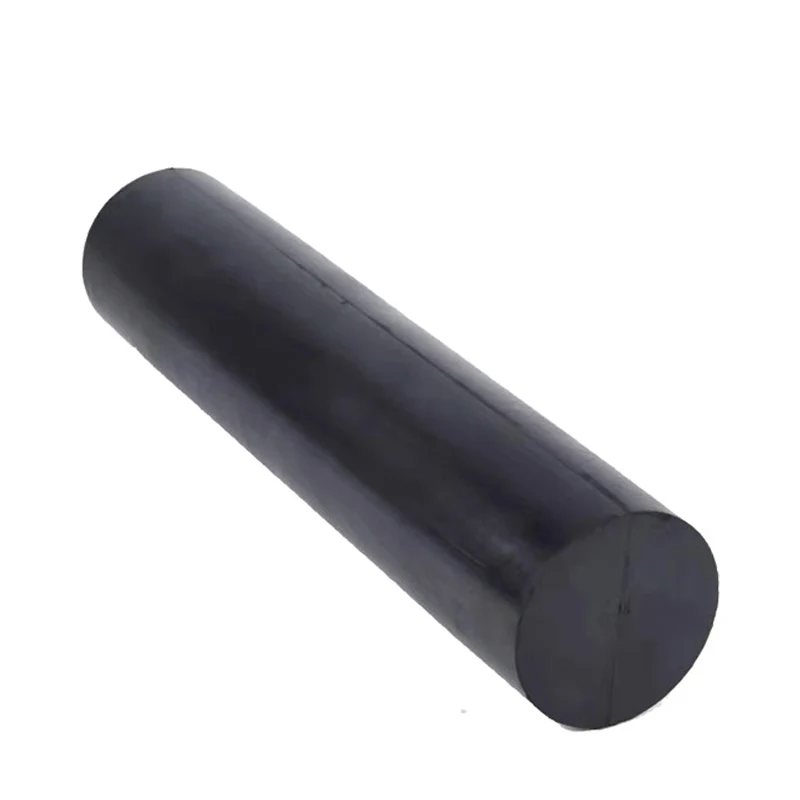 1Pcs Black Rubber Round Rods OD 16~50mm High Temperature Oil Resistant Solid High-Quality Round Bar Length 495mm