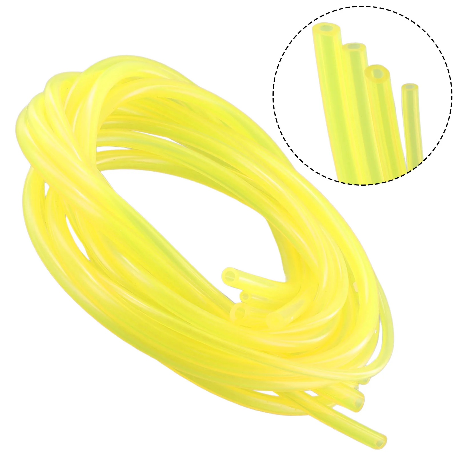 

4PCS Petrol Fuel Gas Line Pipe Hose Petrol Line For String Trimmer Chainsaw Saw Blower Grass Cutter Brushcutter Fittings