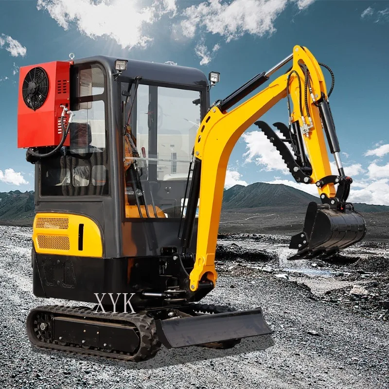 FOB Price 20 Type Crawler Excavator  Mini Digging Machine Multifunctional Household Farm Agricultural Digger Equipment