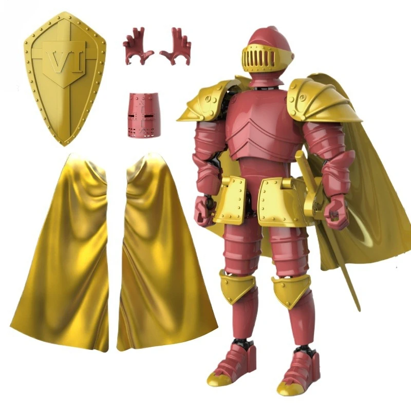 ของเล่นประกอบร่างนักรบ แบบสร้างสรรค์ รูปแบบคู่ ข้อต่อหลายจุด ขยับได้ ของเล่นประกอบร่าง ของตกแต่ง ของขวัญ ขายส่ง