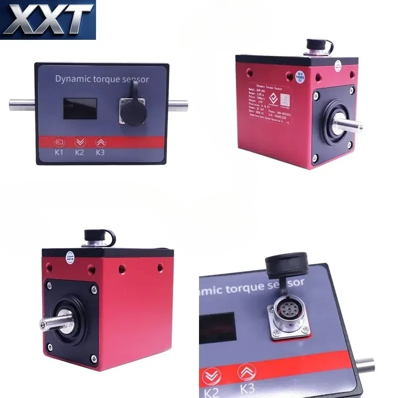 XXT Hot Sell Rotary Torque Sensor Motor Speed Power Measuring Transducer Built-in OLED Display Dynamic Testing Instrument