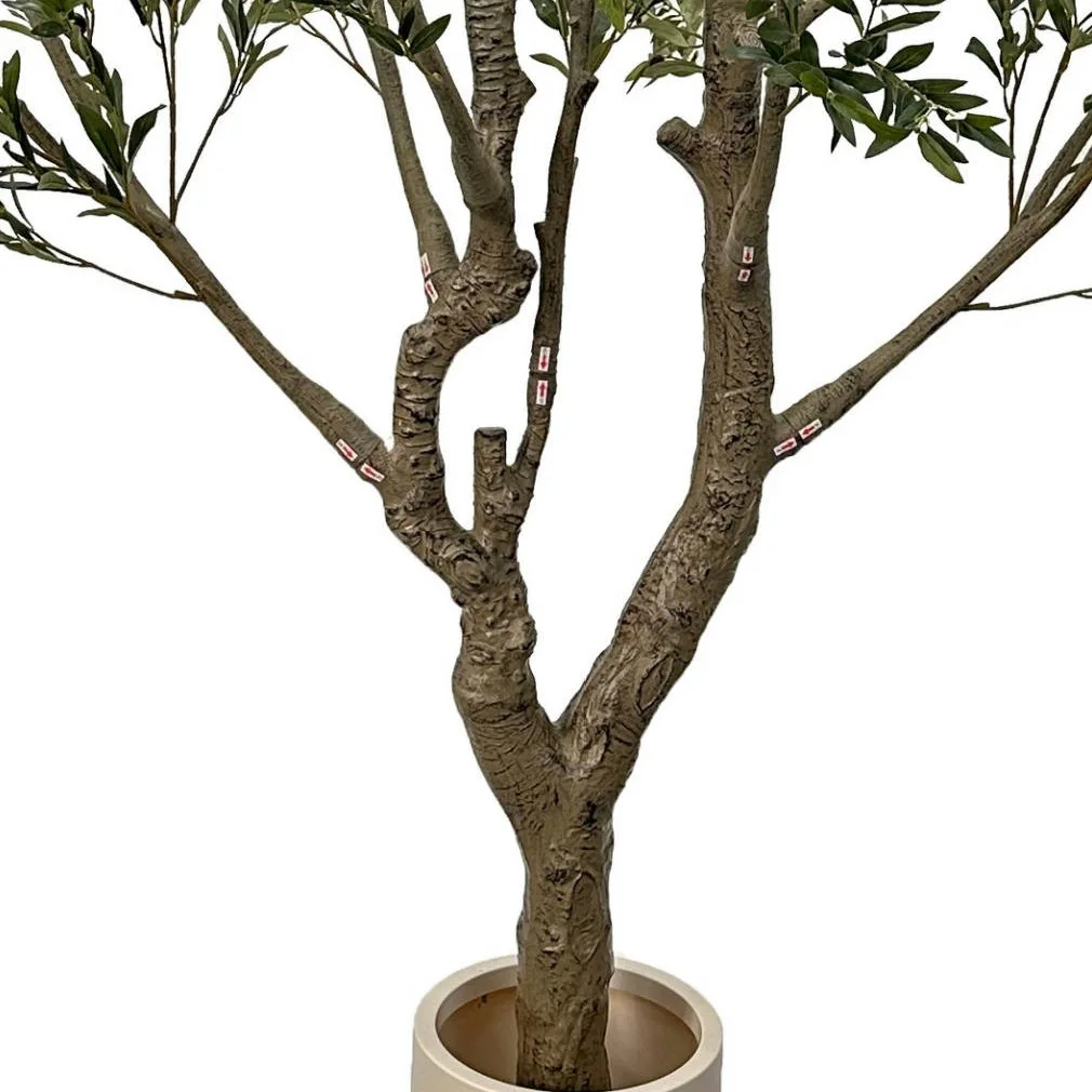 

УФ-стойкое искусственное оливковое дерево из ПЭ, 250 см, для декора отелей, для помещений и улицы, прочное, экологичное, для ландшафтного дизайна