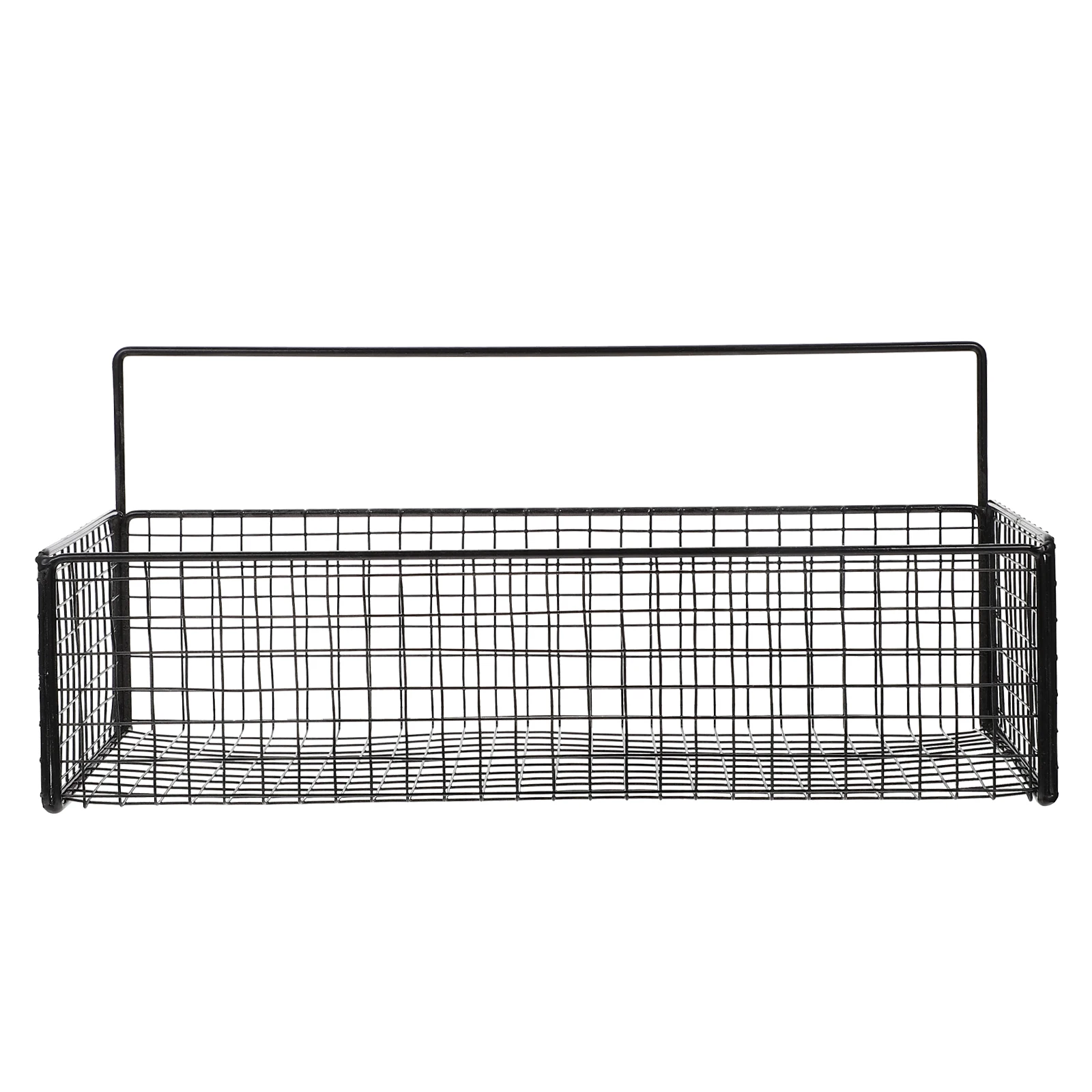 

Sturdy Wall Mounted Kitchen Storage Metal Fruit Vegetable Container Iron Hanging Basket Garlic Ginger Holder Space Saving