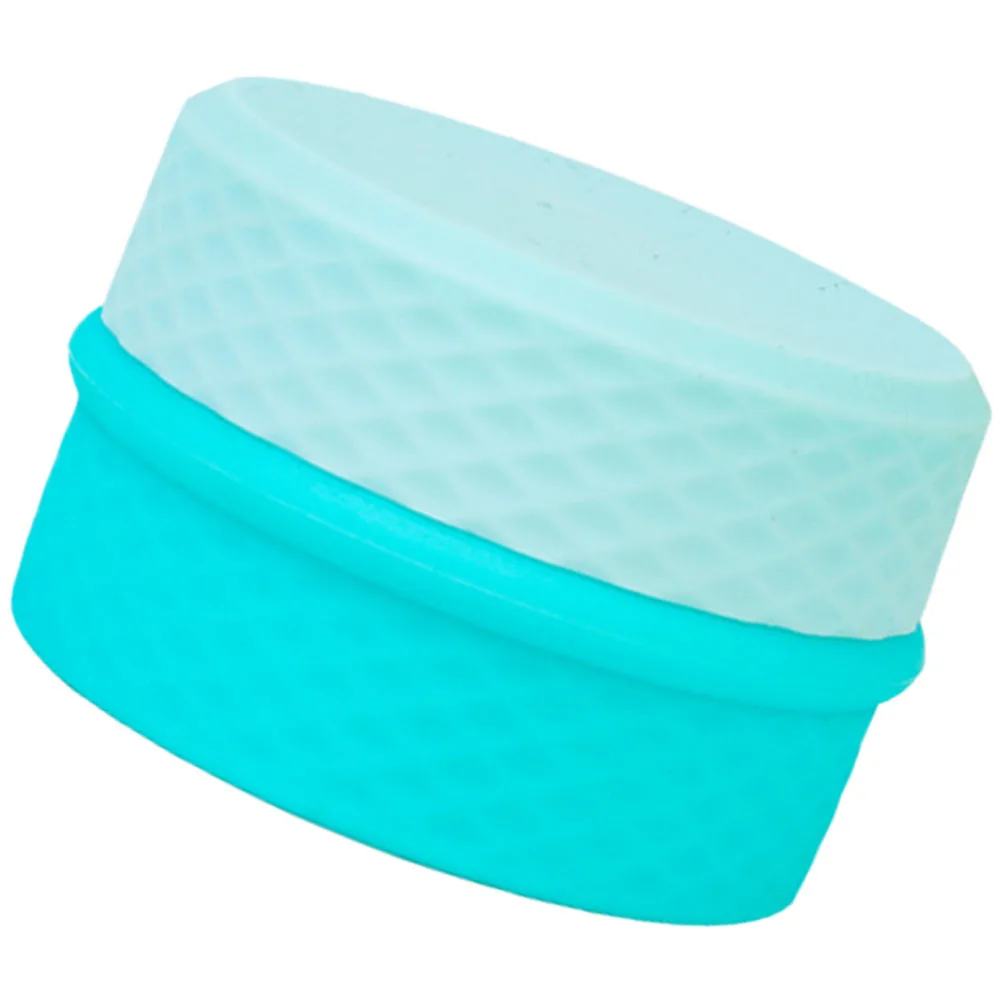 1 مجموعة 1 مجموعة صندوق فرعي من السيليكون مع ملعقة السفر كريم زجاجة حاوية بلسم الشفاه المحمولة جرة إعادة الملء حبوب موزع