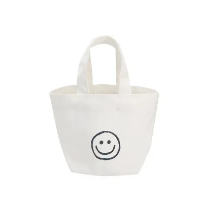 Cute Smile Face Mini Bag para mulheres, bolsa de compras, bolsa para celular, Lady Purse, bolsa casual pequena, moda, 1 pc